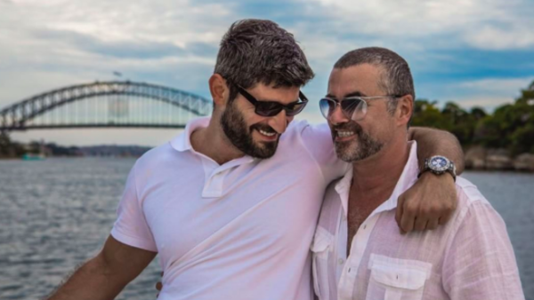 George Michael's boyfriend Fadi Fawaz has told the Daily Mail that police have not accused him of any wrongdoing in the star's death. (File photo)