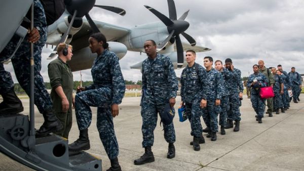 الطائرة تحطمت في بحر الفيليبين بينما كانت في طريقها الى حاملة للطائرات 