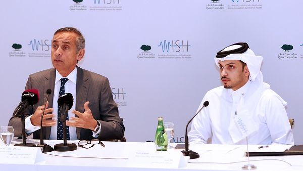 During the press conference, held in QF’s Headquarters in Doha. During the press conference, held in QF’s Headquarters in Doha.