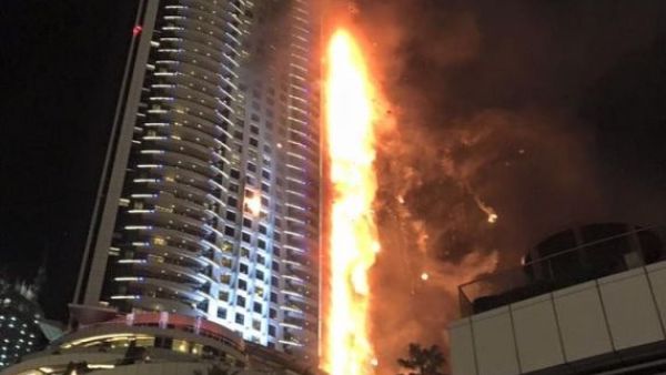 The Address Hotel fire on New Year's Eve was controlled without any fatalities. (File photo)