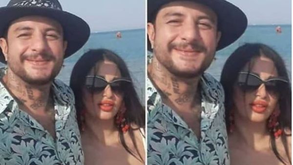 أحمد الفيشاوي وزوجته ندى كامل