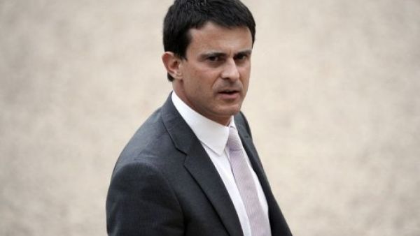  رئيس الوزراء الفرنسي مانويل فالس