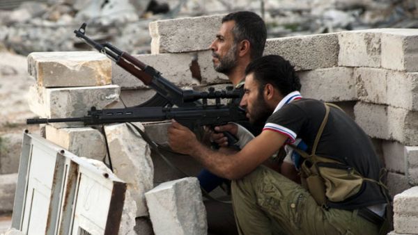 Free Syrian Army fighters. (AFP/James Lawler Duggan)