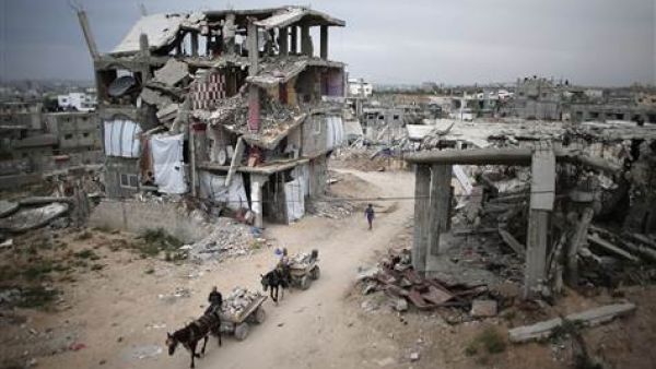 Israel's blockade on the strip caused a 50 percent decrease of Gaza's GDP, the World Bank said. (AFP/Thomas Coex)