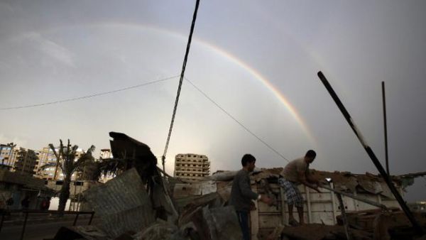 غزة صباح الجمعة/أ.ف.ب