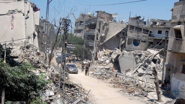 Only a quarter of pledges from donors have been received for the reconstruction effort. (AFP/File)