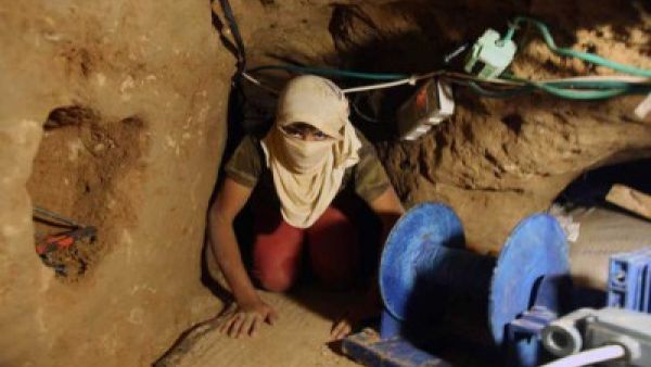 نفق للتهريب بين قطاع غزة ومصر 