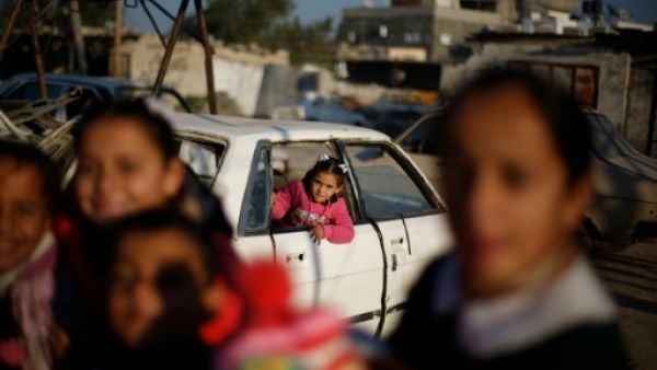 ارشيف/ اطفال في غزة