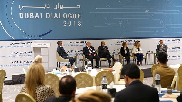 During the Dubai Dialogue event 