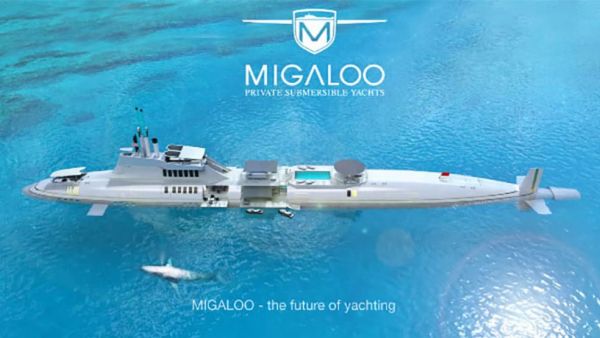 Migaloo M5 يخت فاخر يمكن أن يأخذك تحت الماء Migaloo M5 يخت فاخر يمكن أن يأخذك تحت الماء
