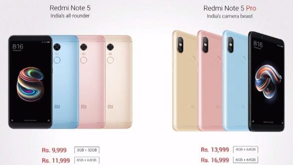 شاومي تكشف عن هاتفي Redmi Note 5 و Redmi Note 5 Pro