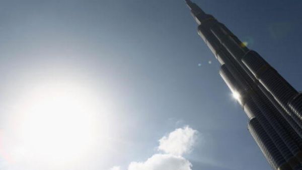 The Burj Khalifa tower in Dubai