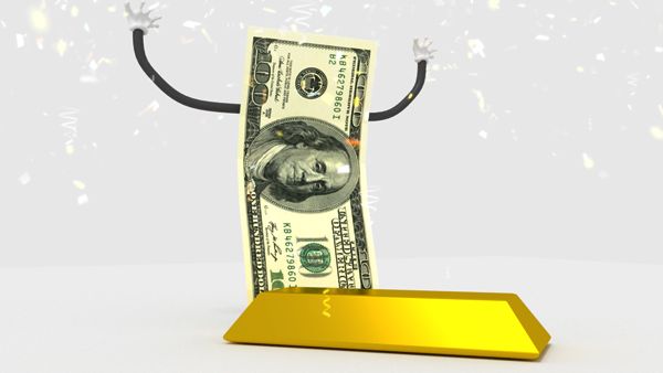 قوة الدولار تهوي بالذهب متخلياً عن أرباحه بنسبة 7% في شهر 