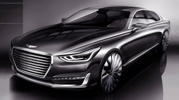 من المتوقع أن تبدأ مبيعات جينيسيس G90 العالمية في عام 2016 إن شاء الله