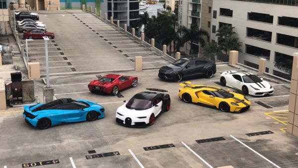 قيمة السيارات الظاهرة في هذا الفيديو تبلغ 6 مليون دولار أي حوالي 22.5 مليون دولار