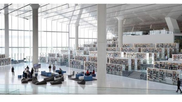 تفتح مكتبة قطر الوطنية اليوم أبوابها أمام الجمهور