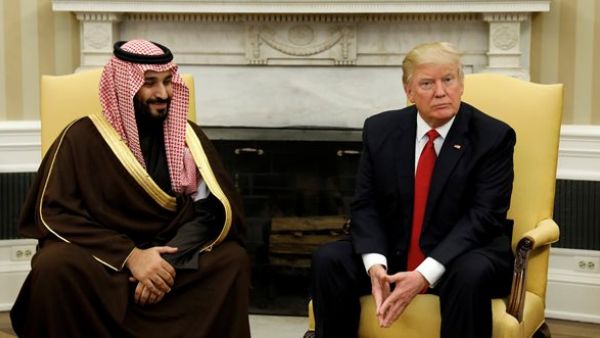 ناقش ولي ولي العهد السعودي الأمير محمد بن سلمان مع الرئيس الأمريكي دونالد ترامب العديد من الملفات الاقتصادية بين البلدين