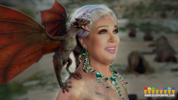 This is what Egyptian belly dancer and actress Fifi Abdo would look like if she were on the Game of Thrones. (Scoop Empire)