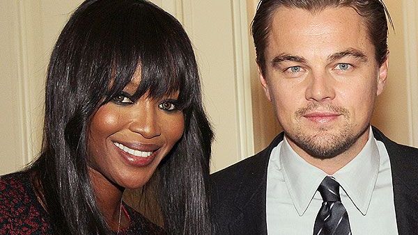 ليوناردو دي كابريو وناعومي كامبل