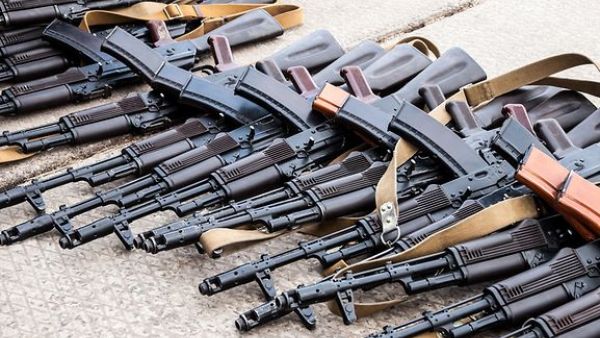 A representational image of a stockpile of weapons. (Shutterstock)