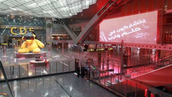 Hamad International Airport may lose about 27,000 passengers on a daily basis in July if the Gulf rift persists, according to analysts. (Karim Jaafar/ AFP)  Hamad International Airport may lose about 27,000 passengers on a daily basis in July if the Gulf rift persists, according to analysts. (Karim Jaafar/ AFP)