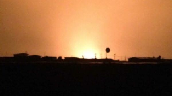 اندلاع حريق هائل في أنبوب للغاز بمحافظة البصرة