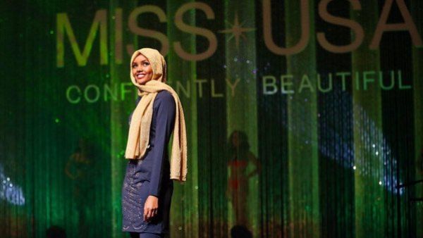بالصور: لأول مرة فتاة محجبة في مسابقة جمال بأمريكا
