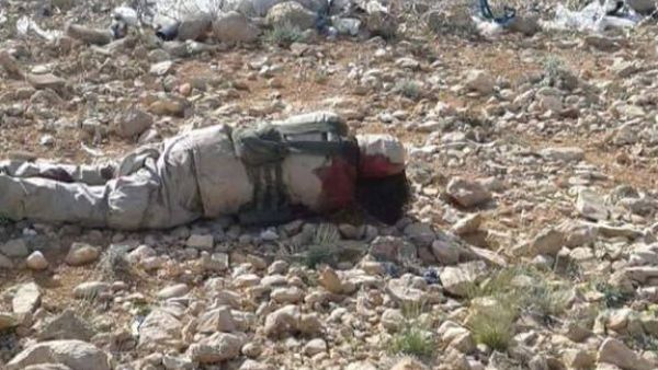 جثة لاحد قتلى حزب الله في القلمون 