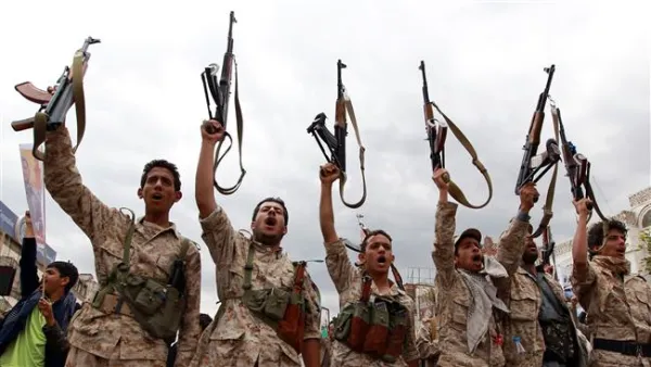 Houthi fighters. (AFP/File)