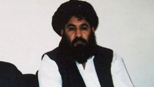 A file photo of Mullah Mansour, the Pashtun militant who led the Taliban for a short spell until he was reportedly killed over the weekend. 