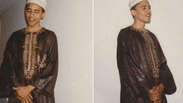 A photo of Obama at his half-brother's wedding in Maryland in the 1990's. (photo: Fox News)