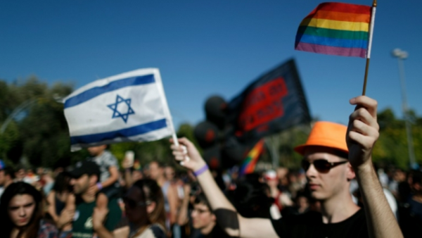 Thursday's pride parade in Jerusalem. (photo: AFP/Thomas Coex)
