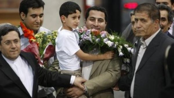 Amiri back in Tehran