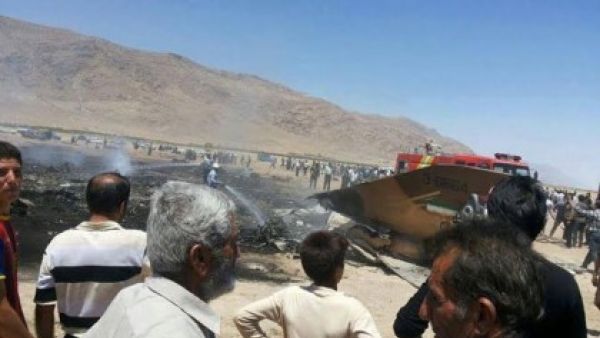 سقوط طائرة حربية تابعة للجيش الإيراني بسبب خلل فني
