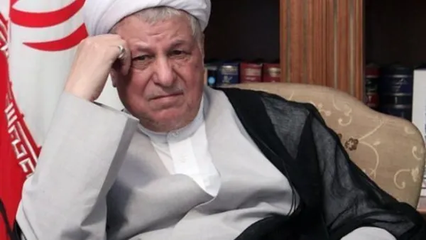  رئيس مجلس تشخيص مصلحة النظام في إيران أكبر هاشمي رفسنجاني