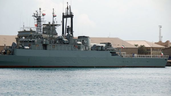 Two Iranian warships dock in the Sudanese Red Sea city of Port Sudan on Dec 8, 2012. (AFP/File)