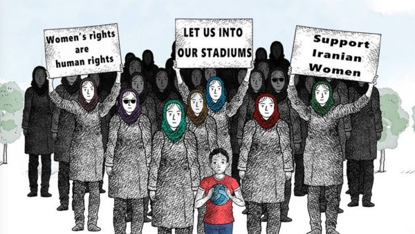 Human Rights Watch is urging Iran to change its policies, and calling out the FIVB for not holding the country accountable. (Twitter)