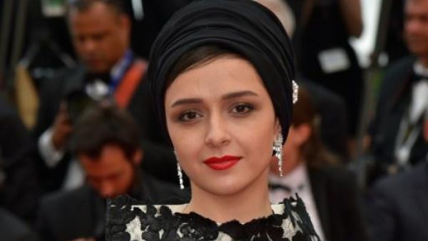 Taraneh Alidoosti poses in Cannes on May 22, 2016. (AFP/File)