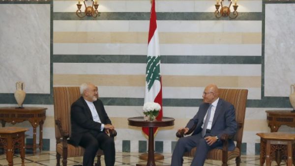 وزير الخارجية الايراني يلتقي رئيس الوزراء اللبناني للمرة الاولى
