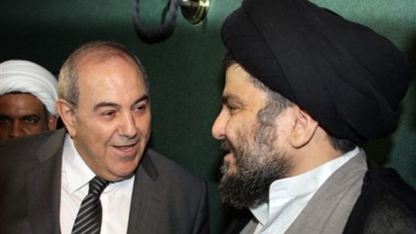 لقاء في دمشق بين اياد علاوي ومقتدى الصدر
