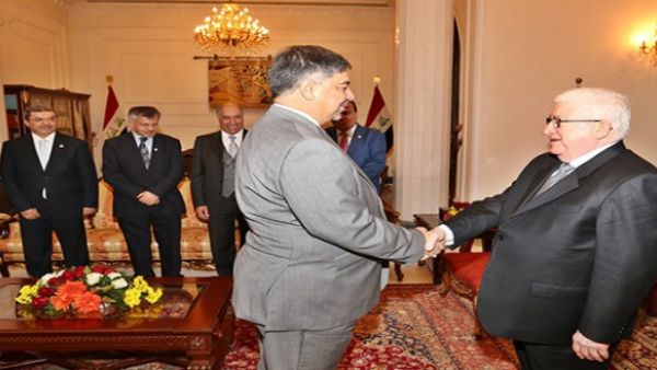 الرئيس العراقي والسفير الجديد في تركيا