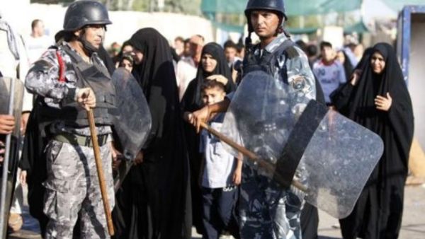 عناصر من قوات مكافحة الارهاب في الكاظمية