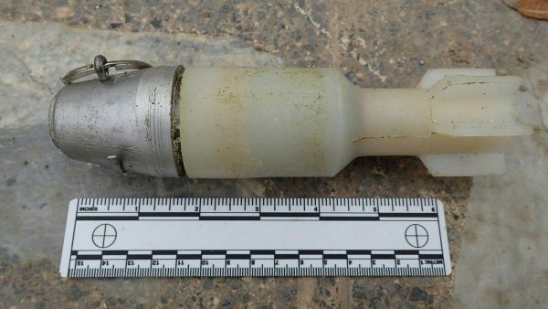 من القذائف التي يستخدمها داعش في القصف/ ارشيفية