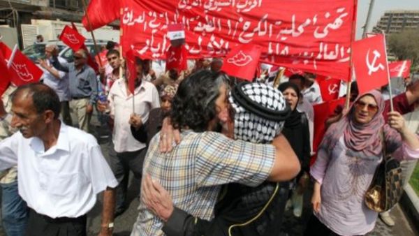 الحزب الشيوعي العراقي يحتفل بيوم العمال العالمي/أ.ف.ب