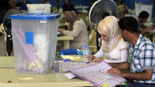 Iraqi Prime Minister Nouri al-Maliki's coalition came top in provincial elections held two weeks ago, according to results released on Saturday. (AFP PHOTO/AHMAD AL-RUBAYE)