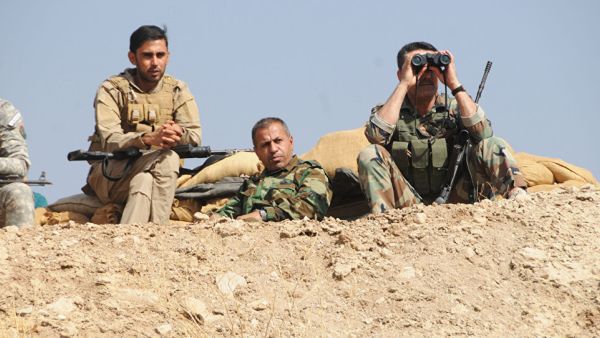 مقاتلون من البيشمركة الكردية