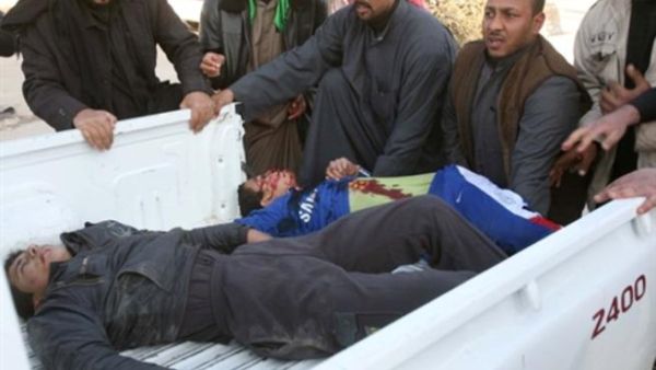 ضابط شرطة من بين القتلى