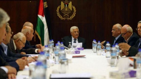 من اجتماعات منظمة التحرير برئاسة أبو مازن/ أرشيفية