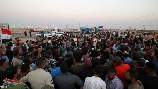 من الاحتجاجات جنوب العراق