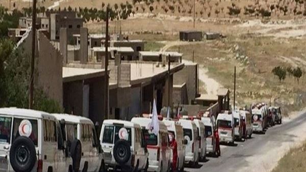 انطلقت 113 حافلة من وادي حميّد في جرود عرسال باتجاه الحدود السورية اللبنانية